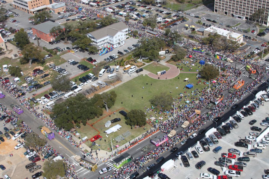Mardi Gras aerials, 2012  #22