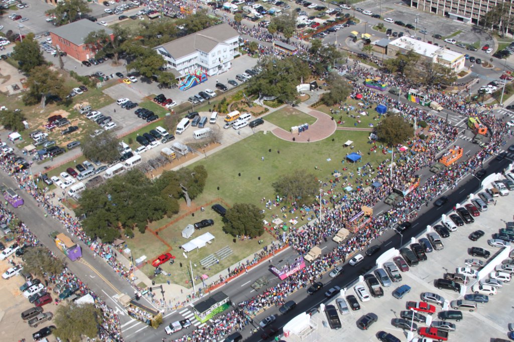 Mardi Gras aerials, 2012  #23