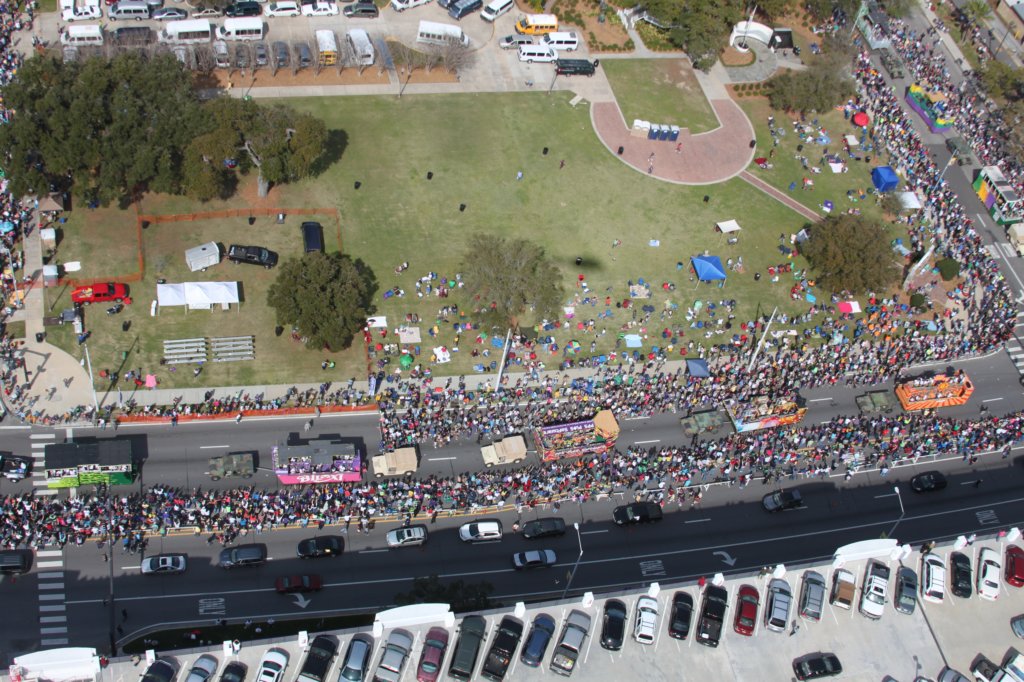 Mardi Gras aerials, 2012  #24