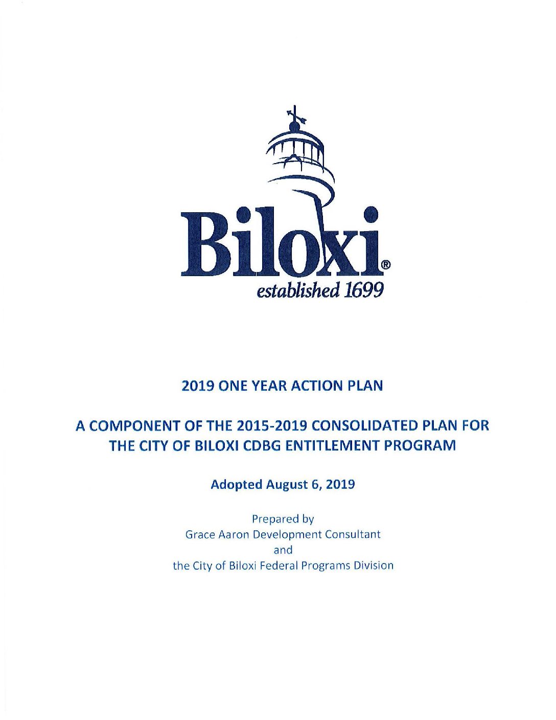 2019 Cdbg Action Plan Approved On 08 06 19